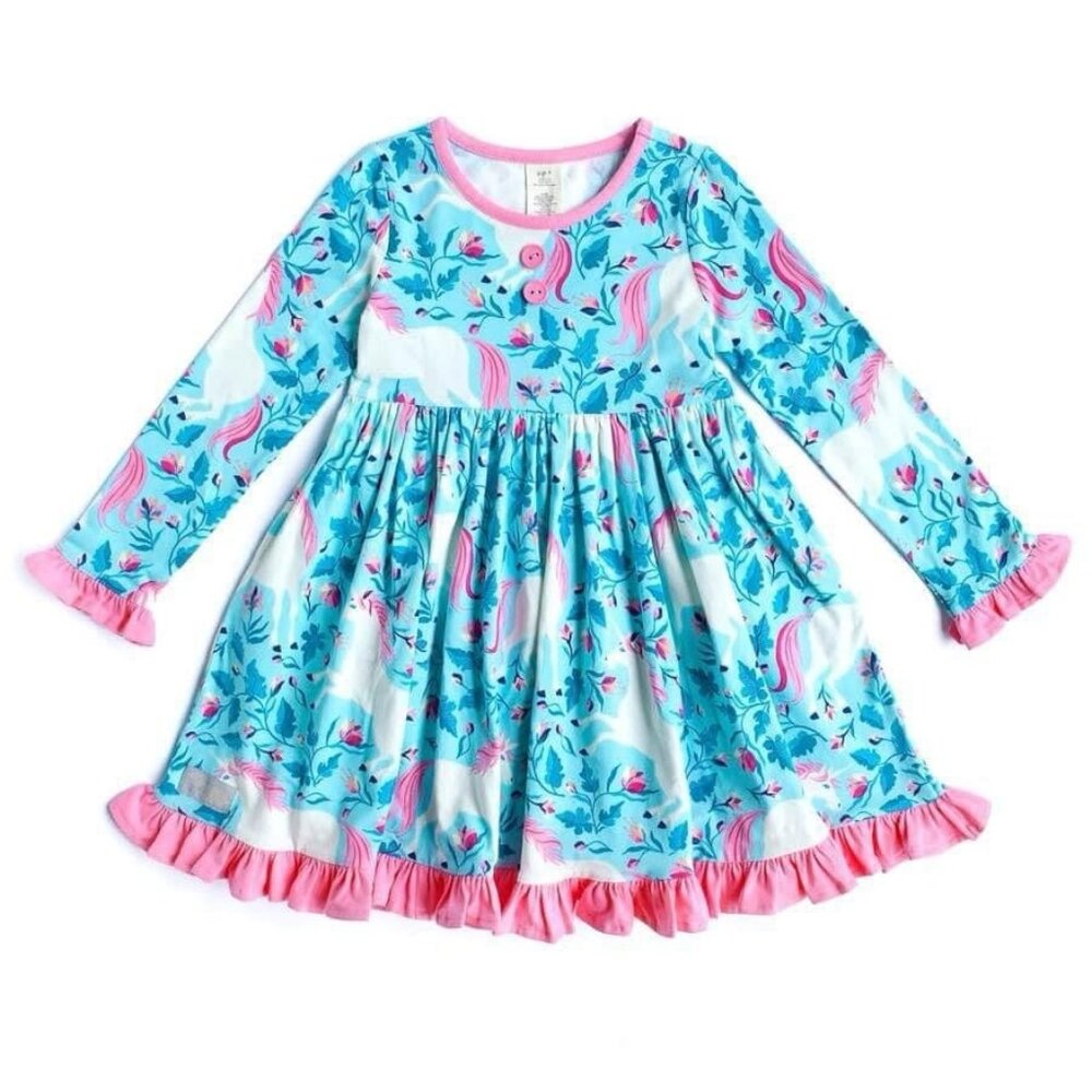 Eleanor Rose Unicorns Dress